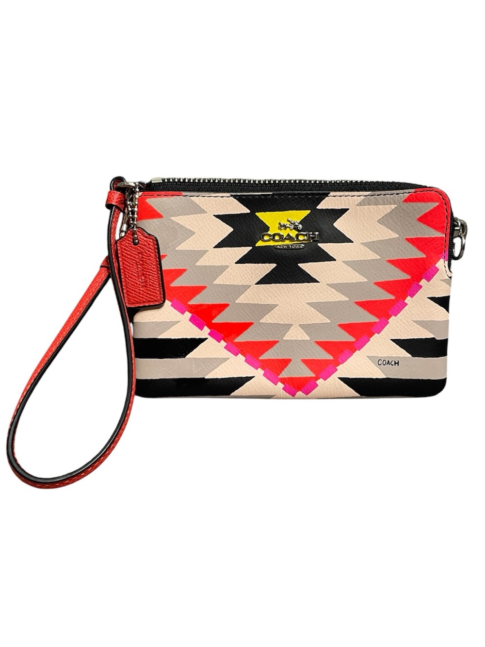 Coach Tribal Collection Limited Edition Coachella Release Feather Hawk Wristlet